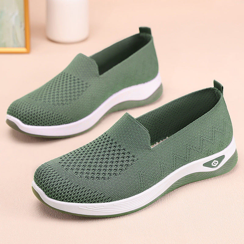 Damen bequeme Slip-On Sneakers R&B