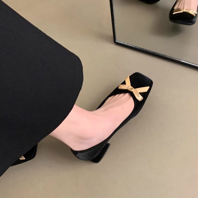 Damen Ballerinas mit dekorativem Schleifenakzent und bequemer Innensohle R&B
