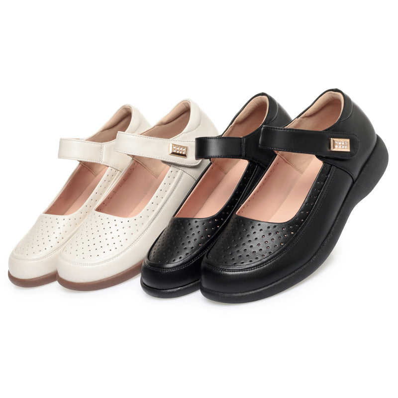 Damen Komfortable Mary Jane Ballerinas mit elegantem Verzierungsdetail R&B
