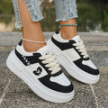 Damen Trendige Plateau-Sneaker mit modischen Akzenten R&B