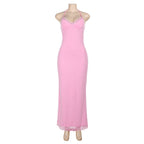 Damen elegantes Nachtkleid mit Spitzendetail R&B