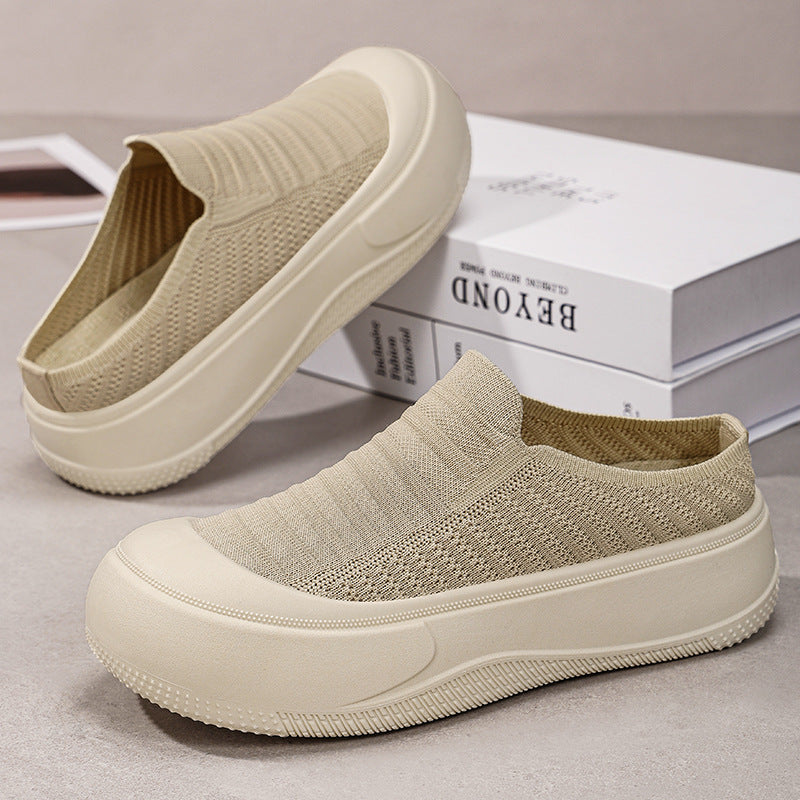 Damen Atmungsaktive Slip-On Clogs mit flexiblem Obermaterial