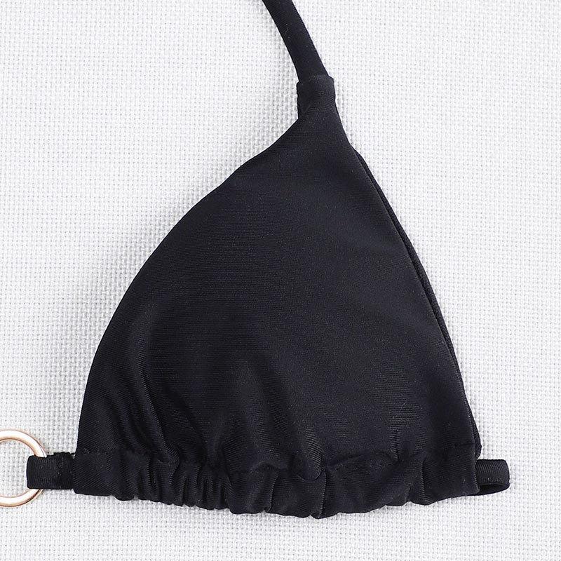 Damen Triangel-Bikini mit elegantem Ringdetail R&B