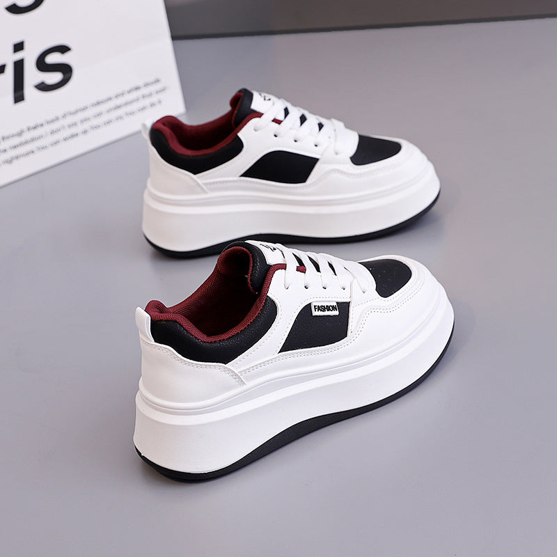 Damen chunky Sneakers mit extrahohen Laufsohlen und eleganter Optik R&B
