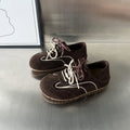 Damen modische Wildleder-Sneaker mit stilvollem Design und innovativem Schnürsystem R&B