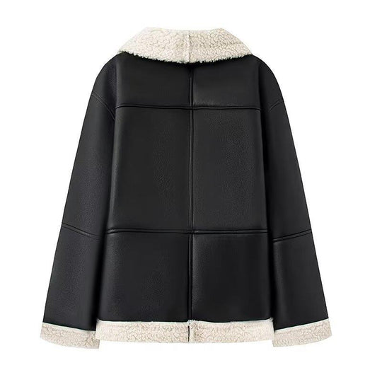 Damen Übergangsjacke mit warmem Teddyfutter R&B