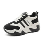 Damen Sportliche Chunky Sneakers mit rutschfester Sohle und atmungsaktiver Oberflächenstruktur R&B