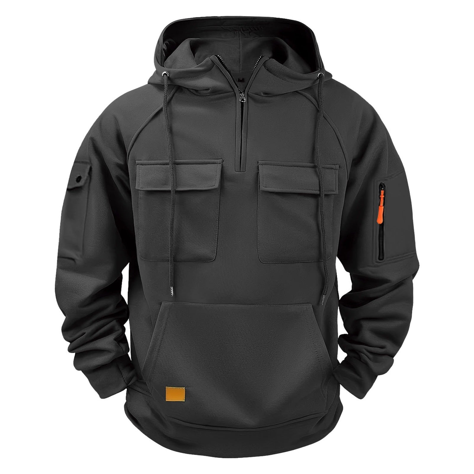 Herren Alltags-Hoodie mit praktischen Taschen R&B