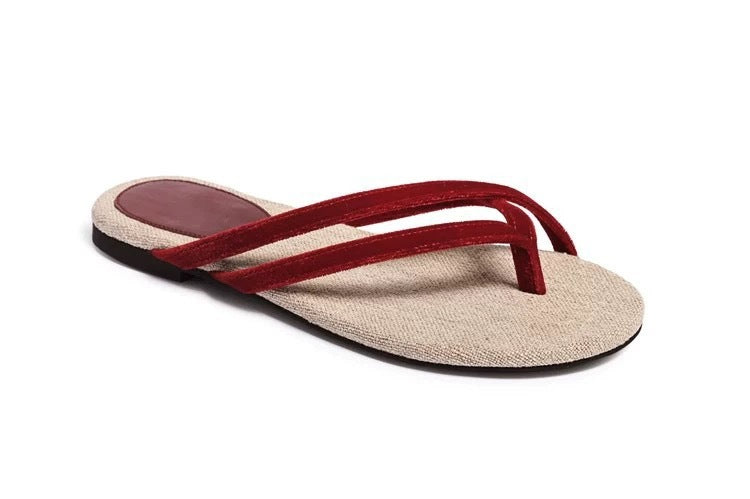 Damen Zehentrenner-Sandalen mit stylishen Riemchen und komfortabler Fußbettgestaltung R&B