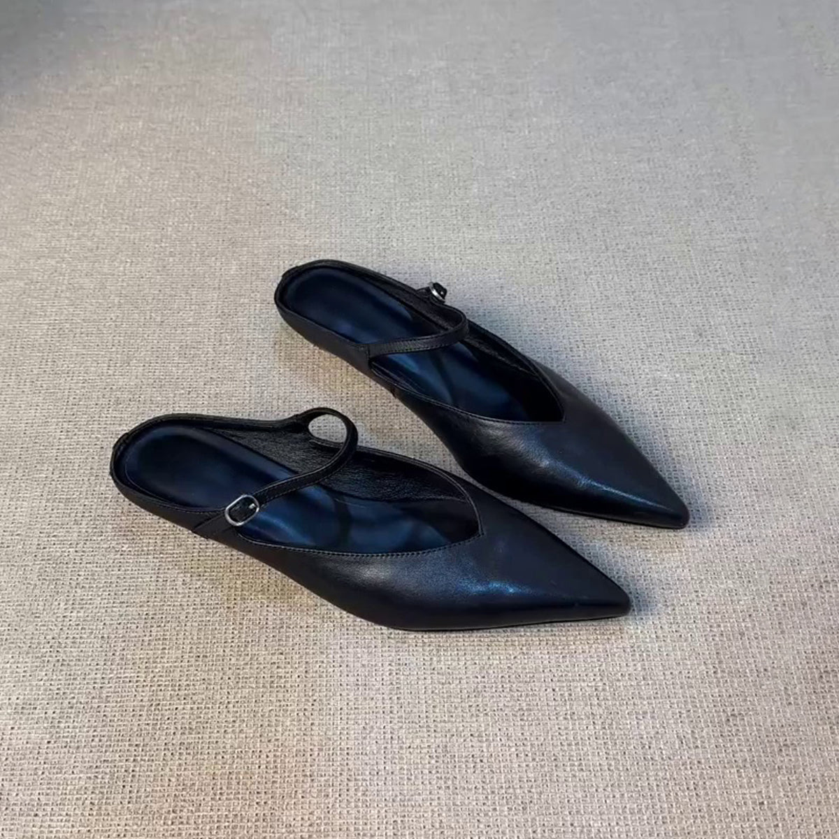 Damen Slingback Ballerinas mit eleganter Spitze und verstellbarem Riemen R&B