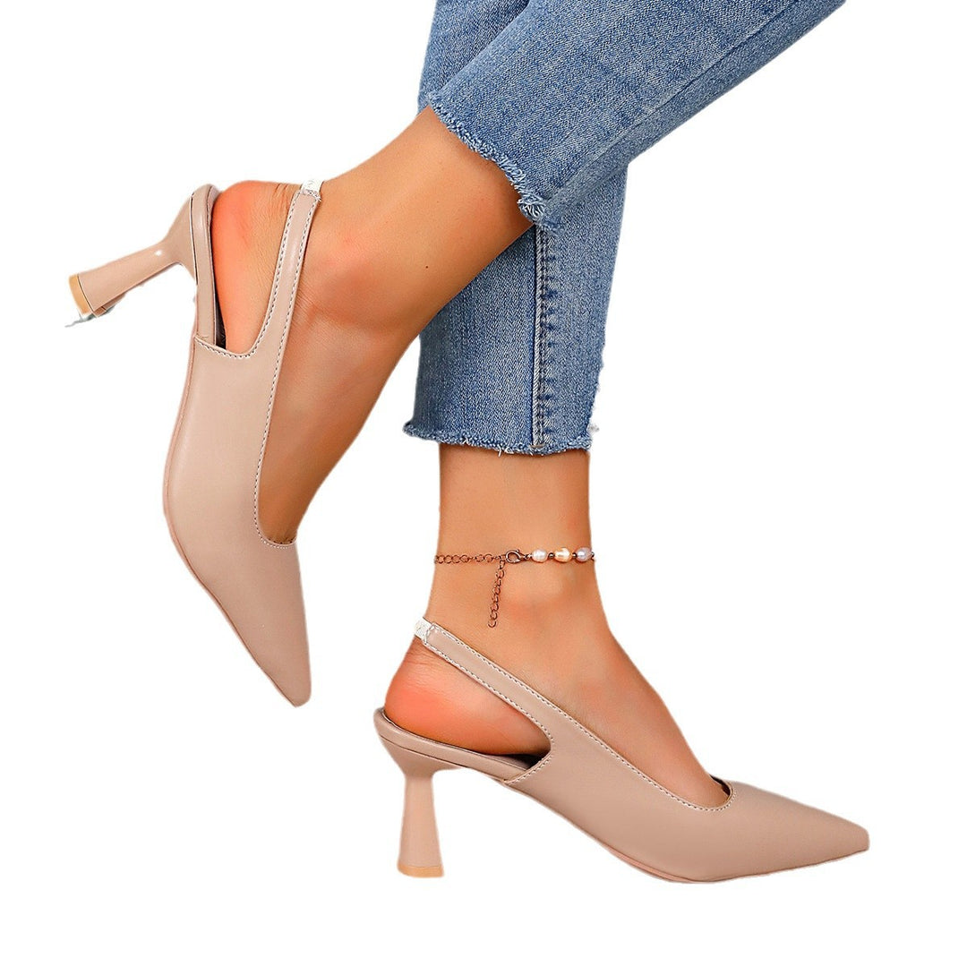 Damen Slingback-Pumps mit elegantem spitzen Design und komfortablem Blockabsatz R&B