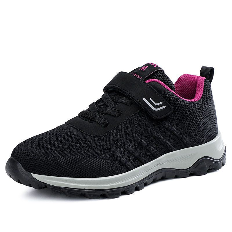 Damen Atmungsaktive Sport-Schuhe mit Klettverschluss und rutschfester Sohle R&B