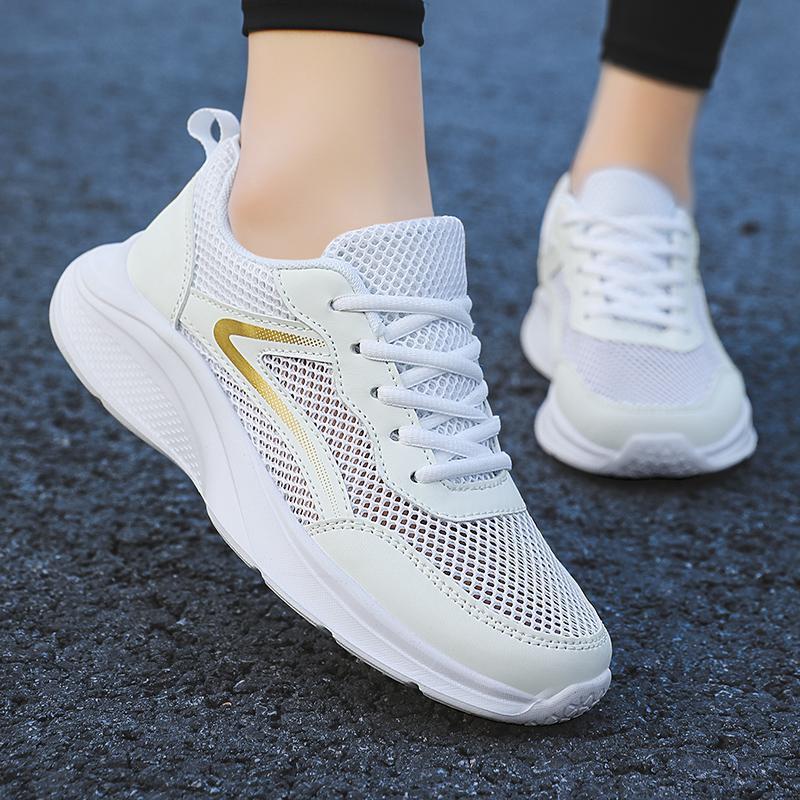 Damen Hochwertige Sport-Sneaker mit atmungsaktivem Mesh-Obermaterial und dämpfender Sohle R&B