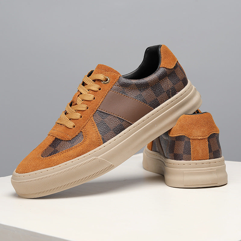 Damen Sneakers mit innovativem Karo-Design und rutschfester Sohle R&B