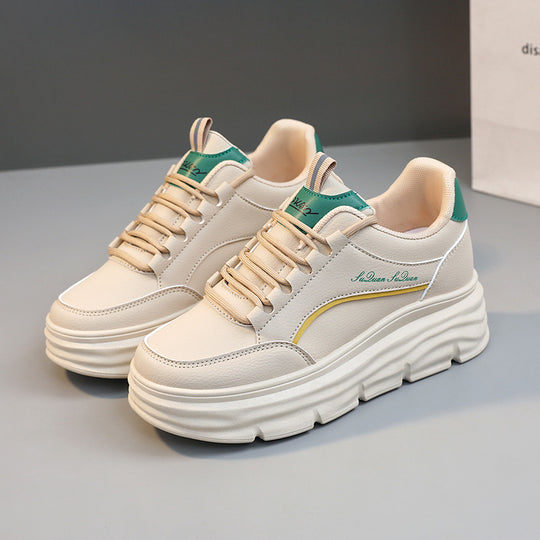 Damen modische Sneakers mit komfortablem Plateau und flexibler Sohle R&B