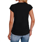 Damen Stylisches Oberteil mit lässigen Rüschendetails R&B