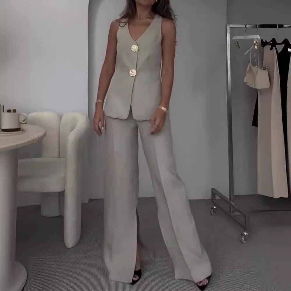 Damen Anzug mit Tailored Schnitt und eleganter Knopfdetaillierung R&B
