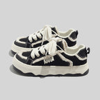 Damen Sneaker mit innovativem Fleece-Design und rutschfester Sohle