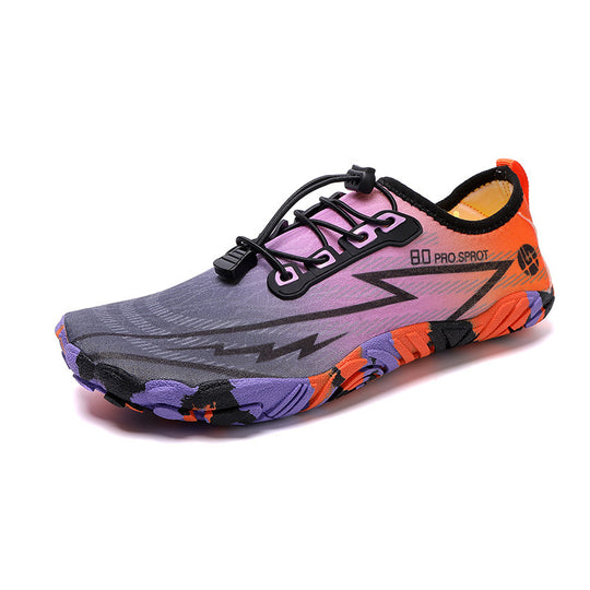 Damen Wasserfeste und flexible Sportschuhe mit elastischem Schnellschnürsystem R&B
