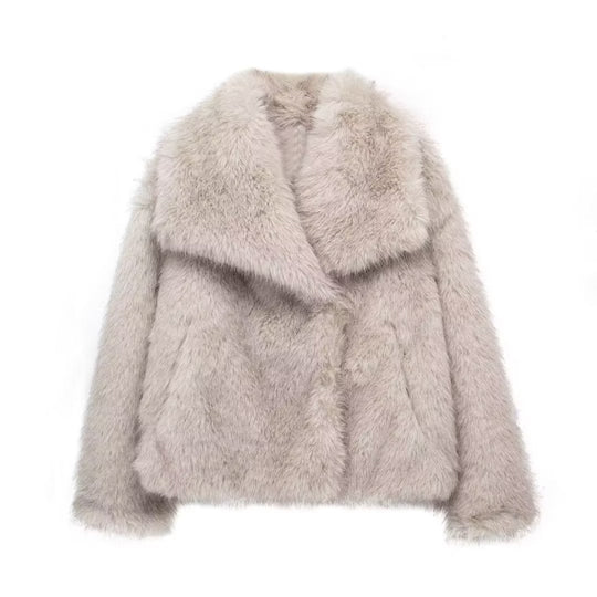 R&B | Kunstfelljacke Eleganz Trifft Auf Wärme