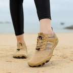 Damen Aqua-Laufschuhe mit elastischem Schnellschnürsystem und atmungsaktivem Obermaterial
