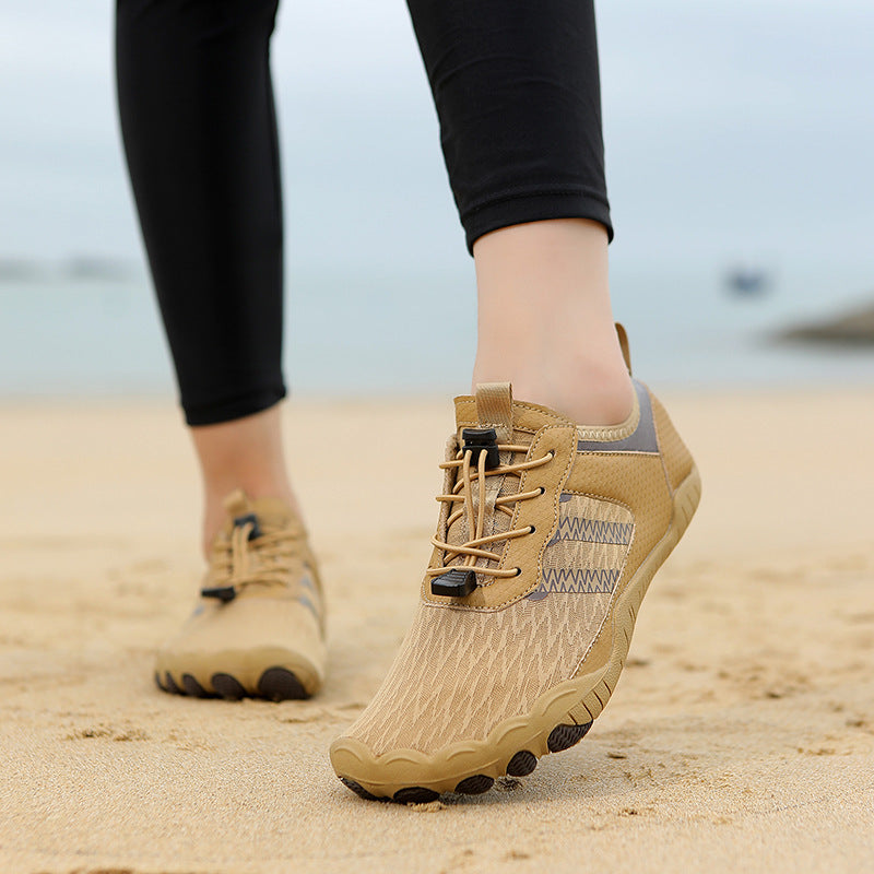 Damen Aqua-Laufschuhe mit elastischem Schnellschnürsystem und atmungsaktivem Obermaterial