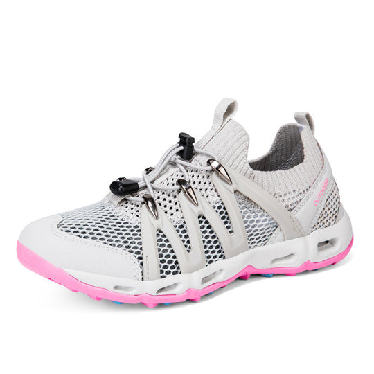 Damen Multifunktionale Outdoor-Sneaker mit atmungsaktiver Mesh-Oberfläche und rutschfester Sohle R&B