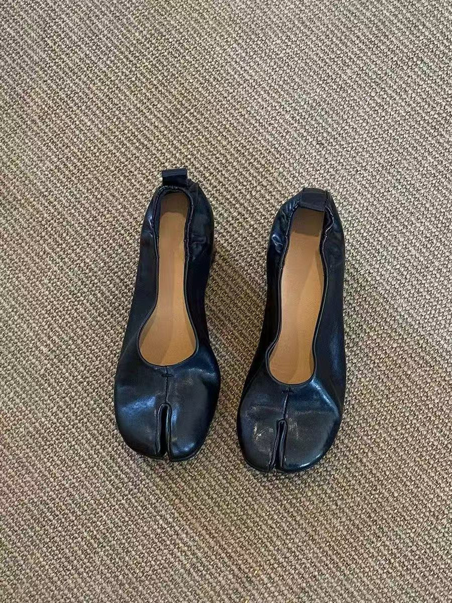 Damen Komfortable Ballerinas mit elastischem Riemendesign und modischen Akzenten R&B