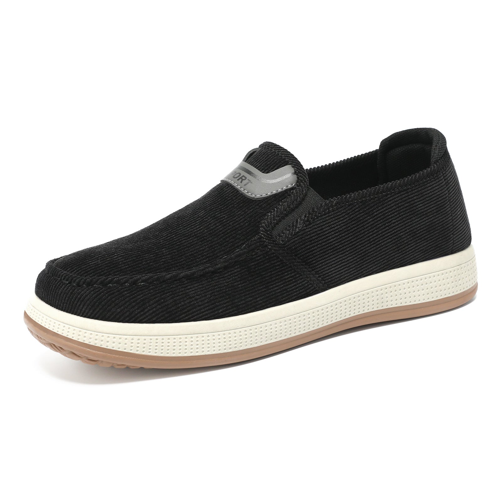 Damen lässige Clogs aus cordartigem Material R&B