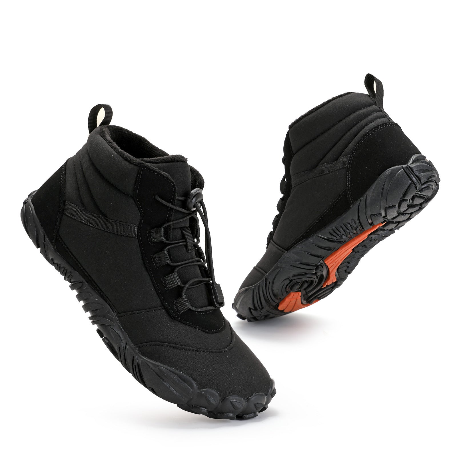 Unisex nan knöchelhoher Winter-Explorer-Boot mit Fleecefutter, Schnellzug-Schnürung und rutschfester Multiterrain-Sohle R&B