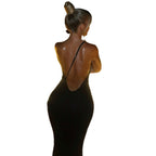 Damen Einseitiges Maxikleid R&B