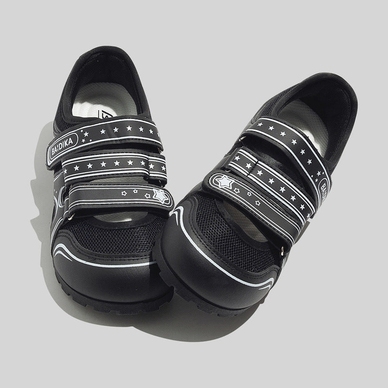 Damen Sportliche Riemensandalen mit atmungsaktiver Mesh-Oberfläche und rutschfester Sohle