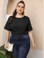 Damen modisches Basic T-Shirt R&B