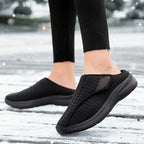 Damen Bequeme Slip-On Hausschuhe mit rutschfester Sohle R&B