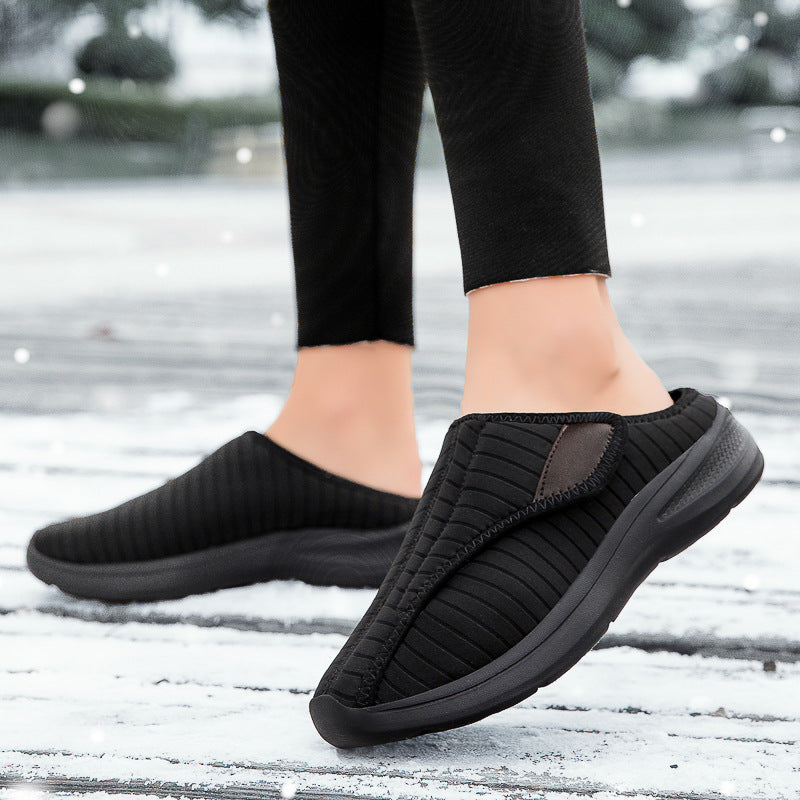 Damen Bequeme Slip-On Hausschuhe mit rutschfester Sohle R&B