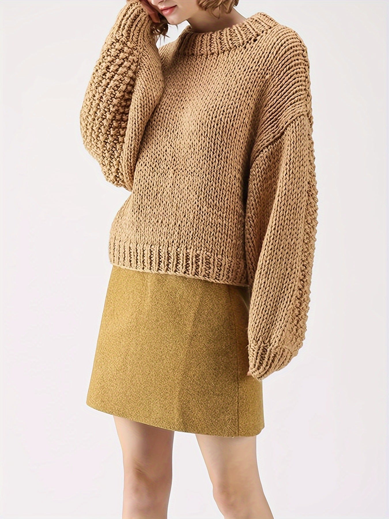 Damen Grobstrickpullover R&B