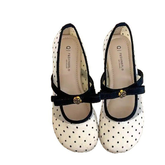 Damen Ballerinas mit dekorativem Riemchen und Comfort-Fußbett R&B