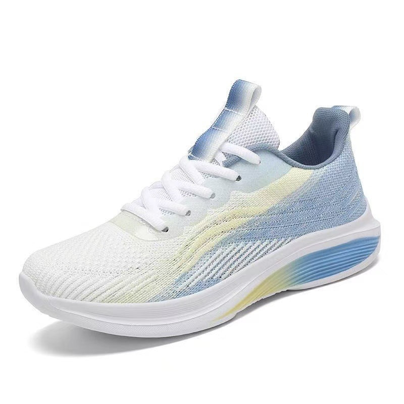 Damen Atmungsaktive Fitness-Sneaker mit dämpfendem Laufsohlenkomfort R&B