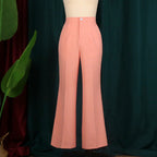 Damen Elegante Flared Pants mit hohem Bund und minimalistischen Details R&B