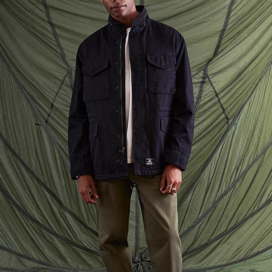 Herren praktische Utility-Jacke mit mehreren Taschen R&B