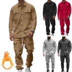 Herren nan Overshirt-Jacke im urbanen Utility-Look mit aufgesetzten Brusttaschen R&B