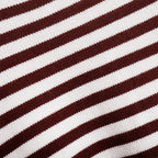 Damen gestreifter, lässiger Pullover aus hochwertigem Baumwollmix R&B
