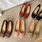 Damen Ballerina-Schuhe mit charmantem Schleifendetail und weich gepolsterter Innensohle