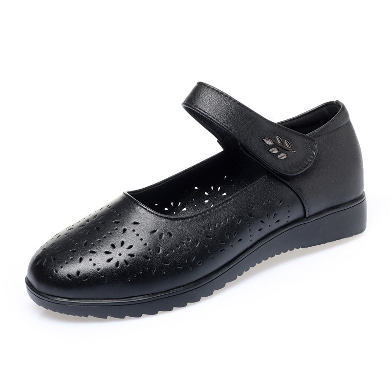 Damen Komfortable Ballerinas mit Mary Jane Verschluss R&B