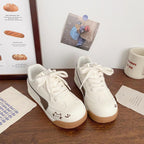 Damen Komfortable Freizeit-Sneaker mit verspielten Tiermotiven