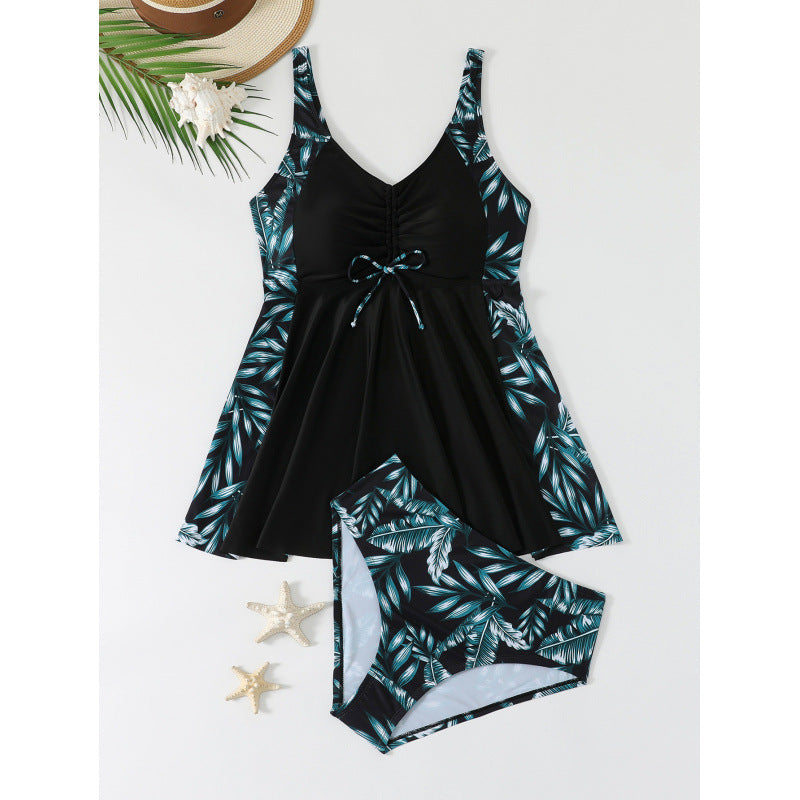 Damen Strandkleid Badeanzug R&B