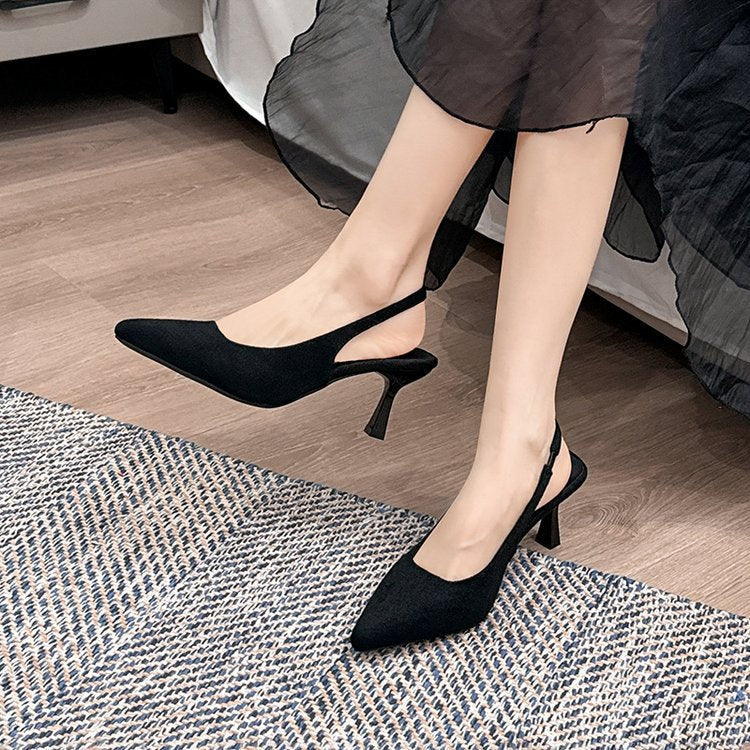 Damen Slingback-Pumps mit elegantem Design und Blockabsatz R&B