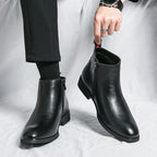 Damen Elegante Stiefeletten mit seitlichem Reißverschluss und bequemer Innensohle R&B
