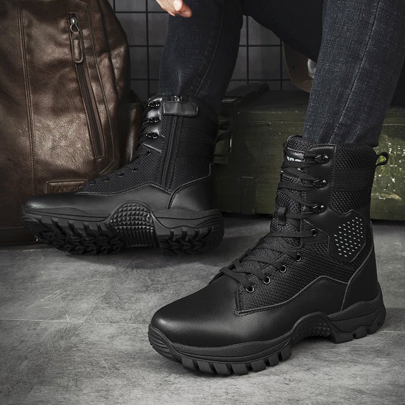 Herren Komfortable Einsatzstiefel mit hohem Knöchelschutz R&B