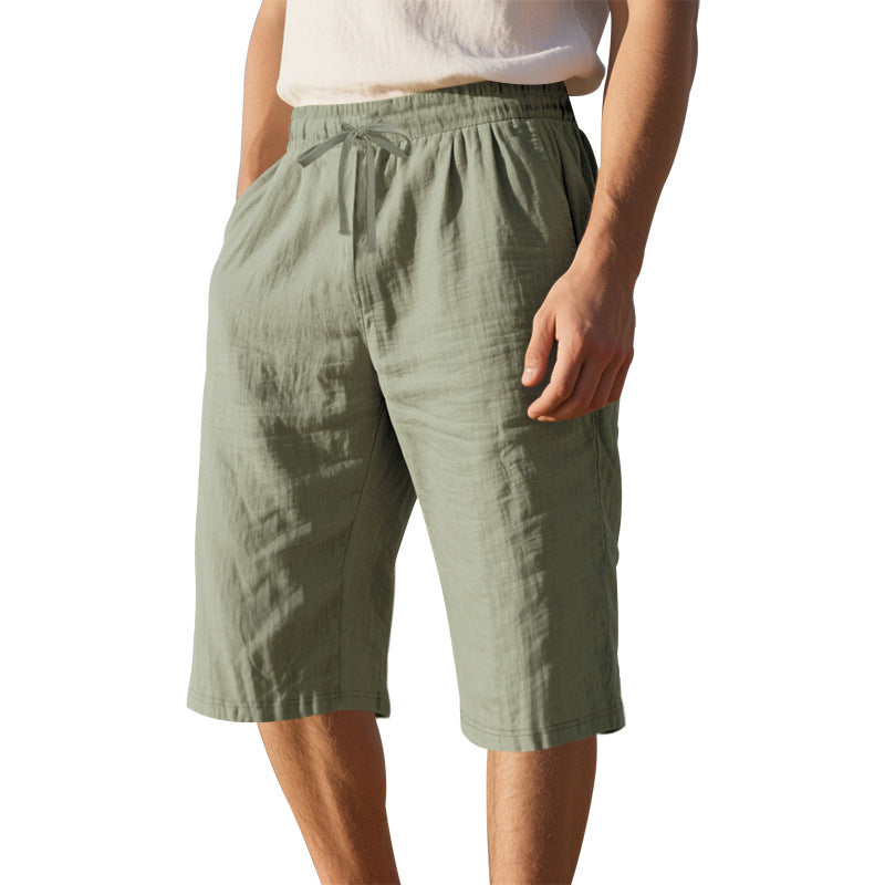 Herren leichte Freizeithose mit elastischem Bund und praktischen Taschen R&B